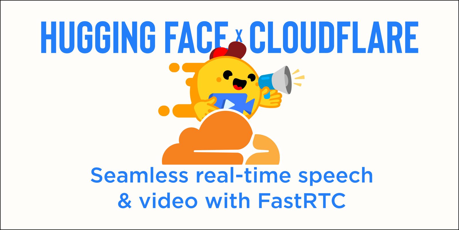 FastRTC — Партнёрство Hugging Face и Cloudflare: улучшение видео и речи в реальном времени