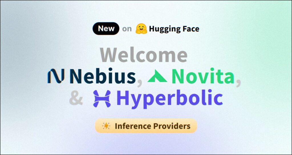 Три новых провайдера серверлесс-инференса: Hyperbolic, Nebius AI Studio и Novita