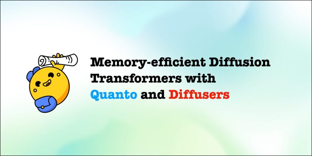 Эффективные трансформеры диффузии с Quanto и Diffusers